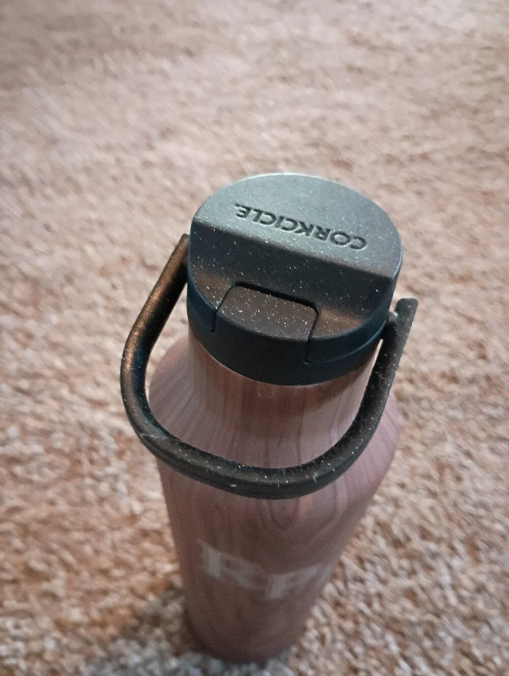 Rennselser Polytechnic InstituteBranded Woodgrain Insulated Drink Bottle - Brown